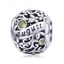 Talisman argint Birthday Stone August